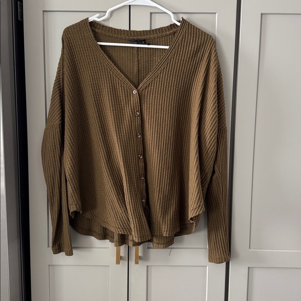 Urban outfitters out from under waffle knit top xs - Picture 2 of 5
